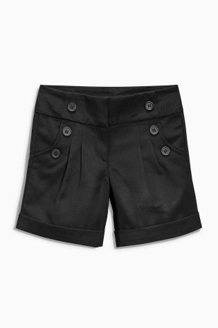 Button Detail Shorts (3-16yrs)